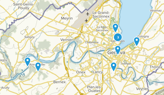 Genève, Suisse Map