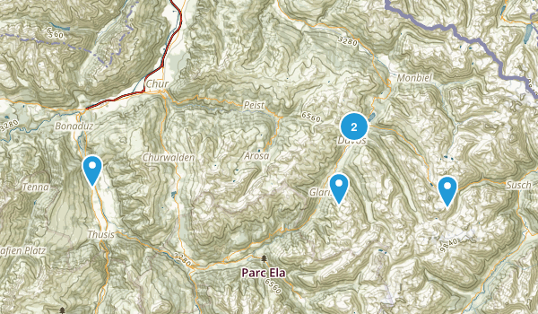 Graubünden, Switzerland Map