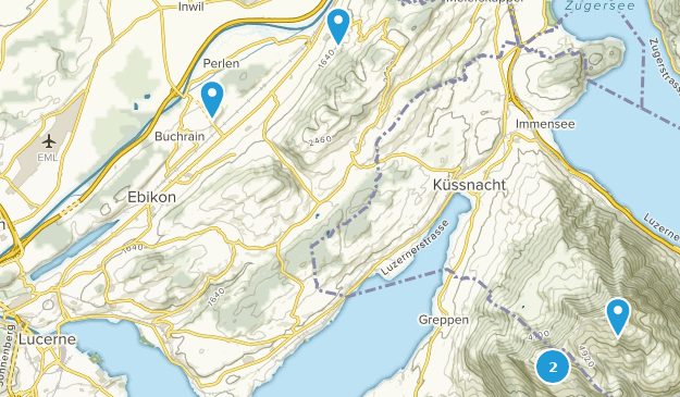 Lucerne, Schweiz Map