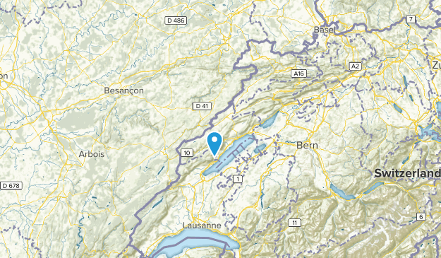 Neuchâtel, Switzerland Map