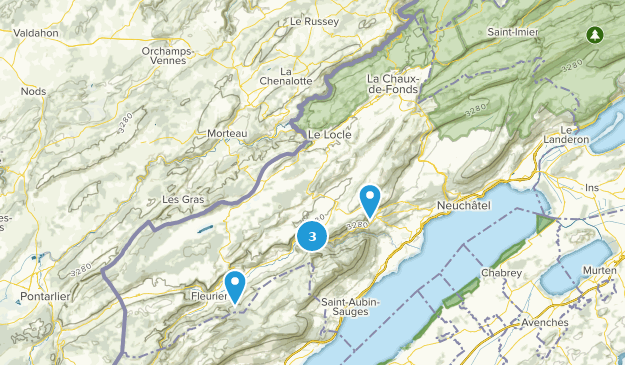 Neuchâtel, Switzerland Map