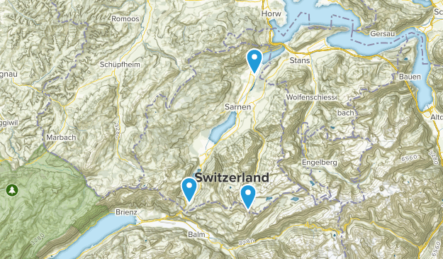 Obwald, Suisse Map
