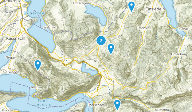 Schwyz, Suisse Map