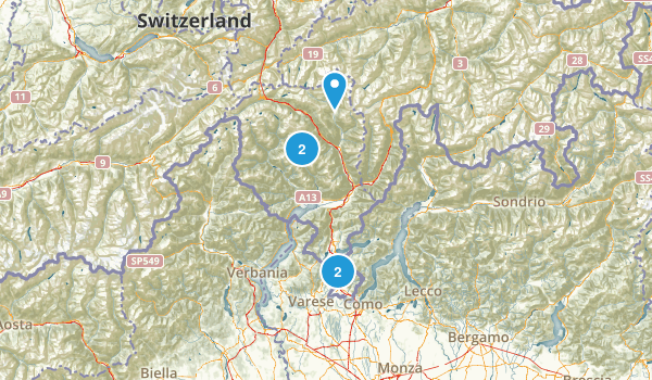 Ticino, Switzerland Map