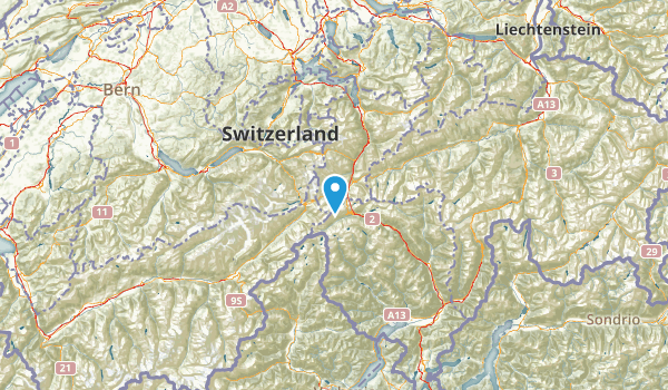 Uri, Switzerland Map