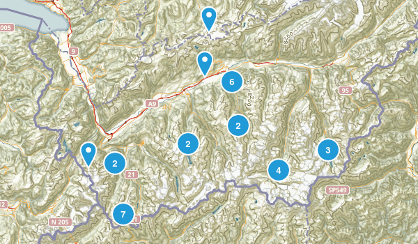 Valais, Switzerland Map