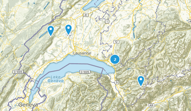 Vaud, Switzerland Map