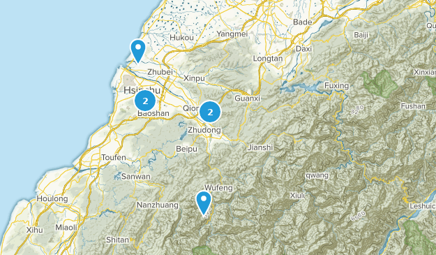 Hsinchu, Taïwan Map