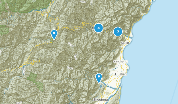 Hualien, Taiwan Map