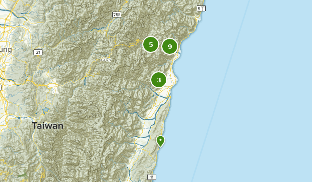 Hualien, Taiwan Map