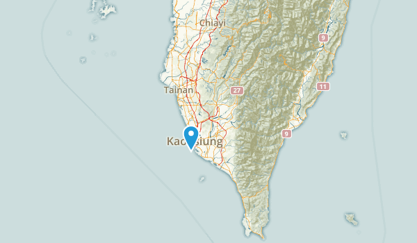 Kaohsiung City, Taiwan Map