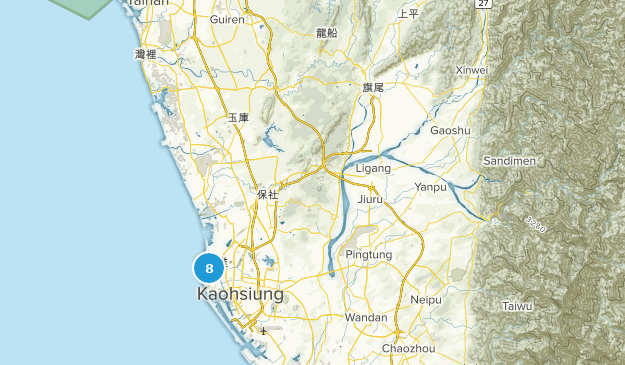 Kaohsiung City, Taiwan Map
