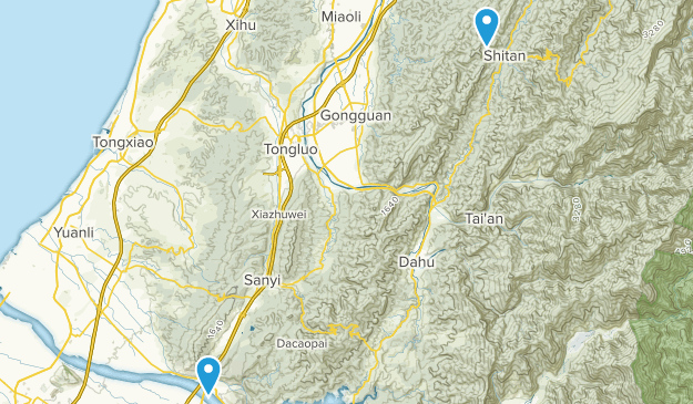 Miaoli, Taiwan Map