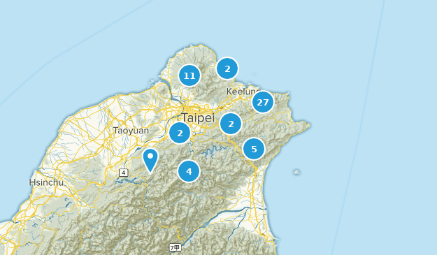 Nouveau Taipei, Taïwan Map