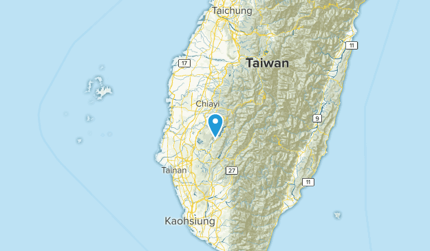 Tainan City, Taïwan Map
