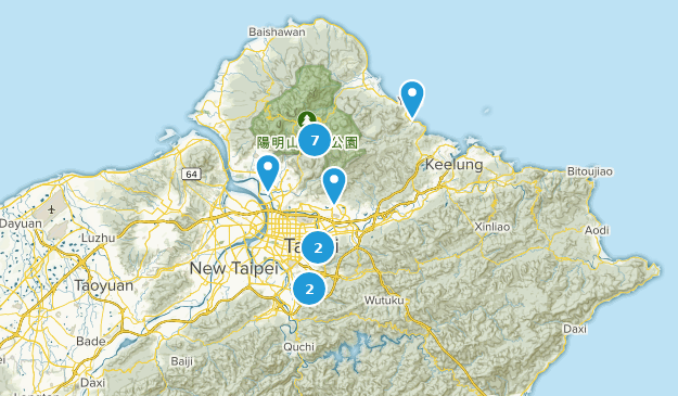 Taipei City, Taiwan Map