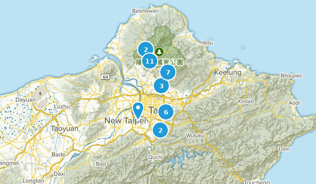Taipei City, Taïwan Map