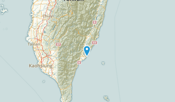 Taitung, Taiwan Map