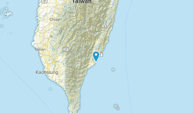 Taitung, Taïwan Map