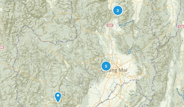Chiang Mai, Thailand Map