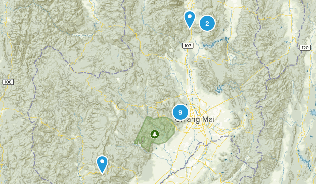 Chiang Mai, Thailand Map