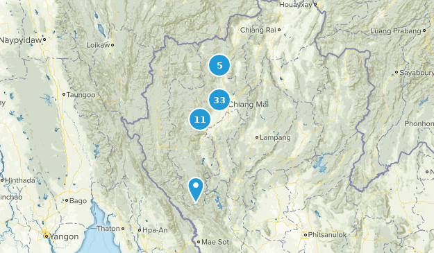 Chiang Mai, Thailand Map