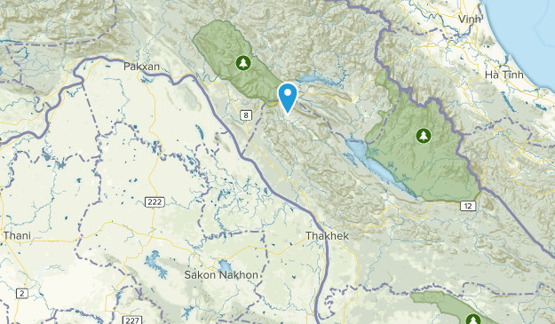 Nakhon Phanom, Thailand Map