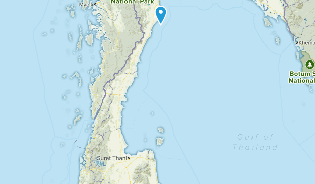 Nakhon Sie Thammarat, Thailand Map