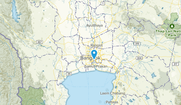 Nonthaburi, Thaïlande Map