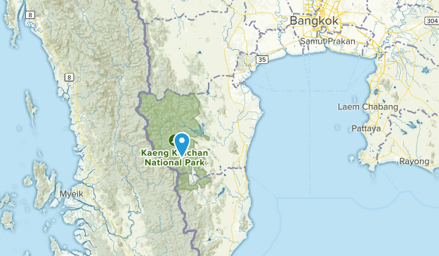 Phetchaburi, Thailand Map