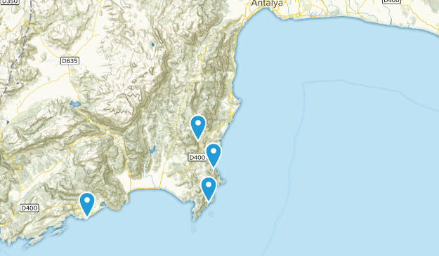 Antalya, Turkey Map
