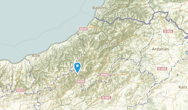 Artvin, Turkey Map