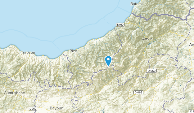 Rize, Türkei Map