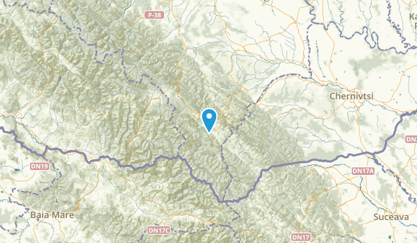 Івано-Франківська, Ukraine Map