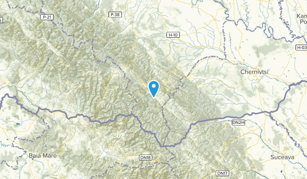 Івано-Франківська, Ukraine Map