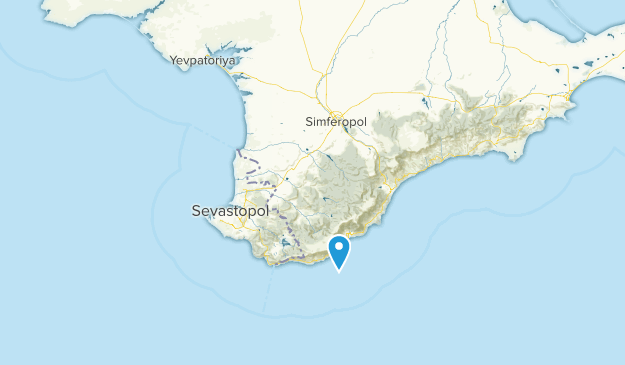 Crimée, Ukraine Map