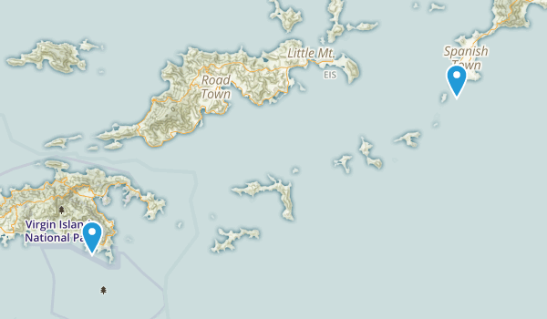 British Virgin Islands, United Kingdom Map