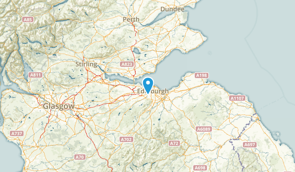 City of Edinburgh, United Kingdom Map