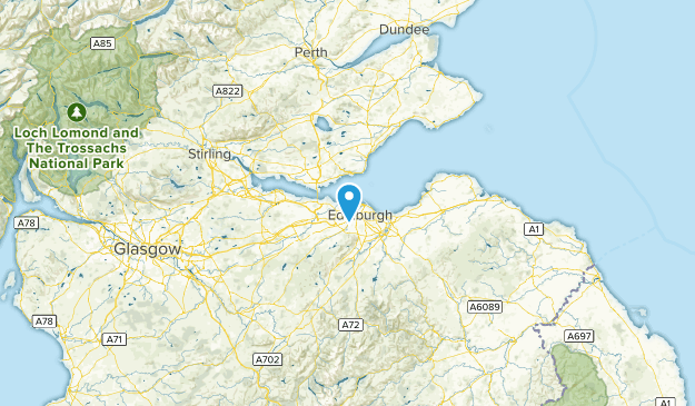 City of Edinburgh, United Kingdom Map