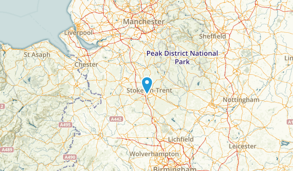 City of Stoke-on-Trent, United Kingdom Map