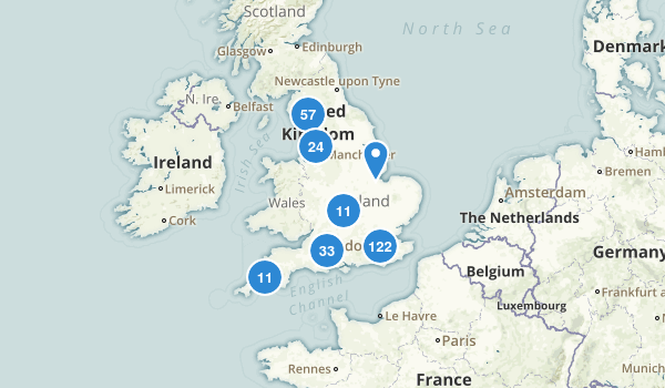 England, United Kingdom Map