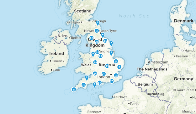 England, United Kingdom Map
