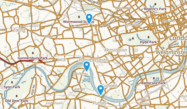 Hammersmith and Fulham, United Kingdom Map