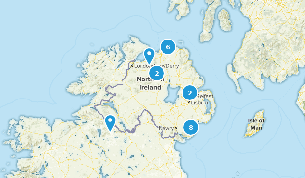 Northern Ireland, United Kingdom Map