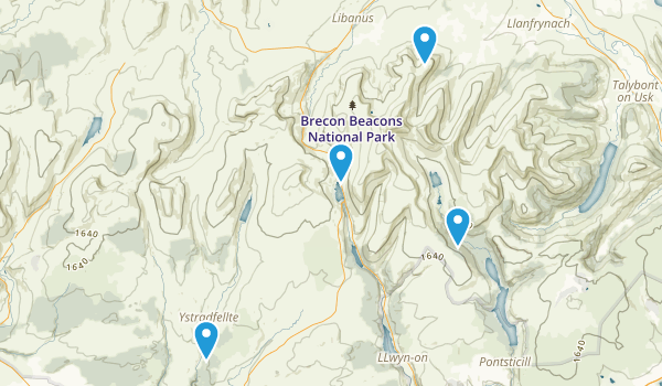 Powys, United Kingdom Map