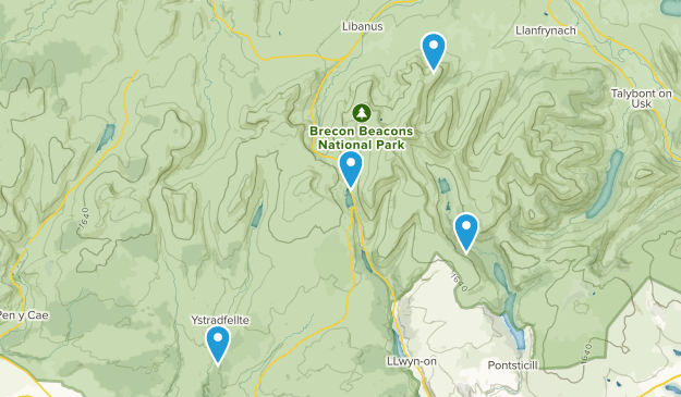 Powys, United Kingdom Map