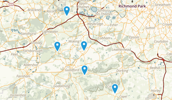 Surrey, United Kingdom Map