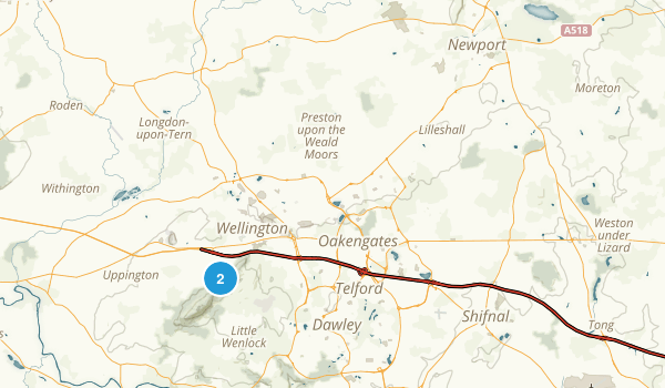 Telford and Wrekin, United Kingdom Map
