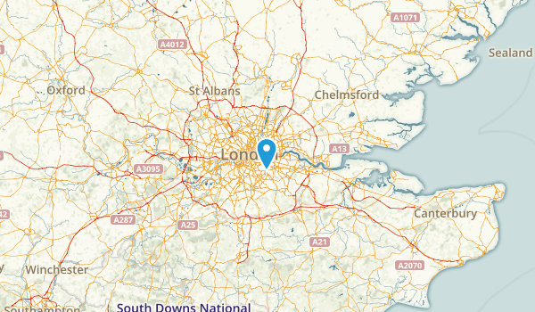 Tower Hamlets, United Kingdom Map