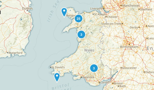 Wales, United Kingdom Map